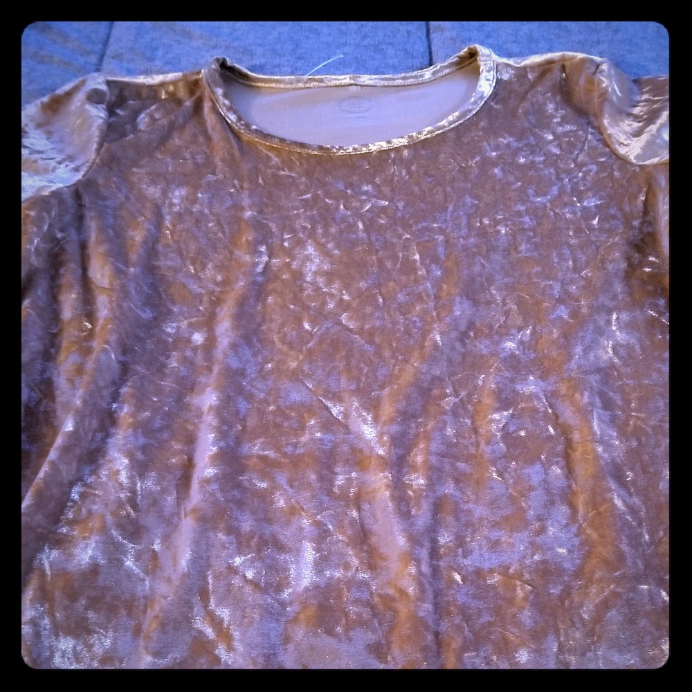 Velvet mauve shirt!